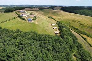 vue aérienne boomerang Hitton