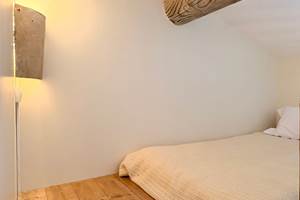 Lit en mezzanine de la chambre triple