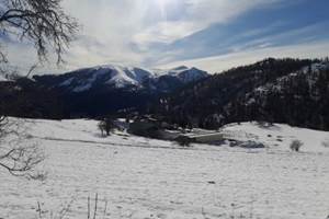 vu sur la ferme hiver