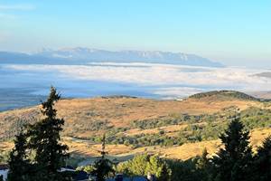 Vue du salon en direction de Puigcerda en Espagne