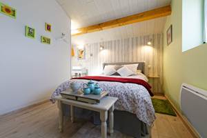 Chambre Jasmine, Etage, Exposition nord, avec salle d'eau et wc privatifs