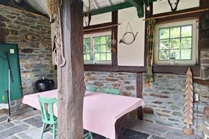 Feu ouvert , barbecue... et cor