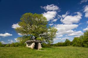 Dolmen à Varaire au printemps © Lot Tourisme - C. Novello