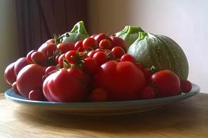 Les tomates du jardin