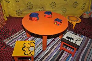 Les couleurs marocaines - Tente khaïma et son coin salon