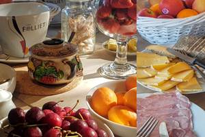 Brunch gourmand Maison d'Hôtes Le Ranch des Lacs 87120 Augne