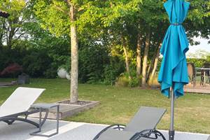 Devant la terrasse