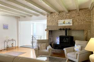 Domaine La Buissière "La Maison" Salon Cheminée