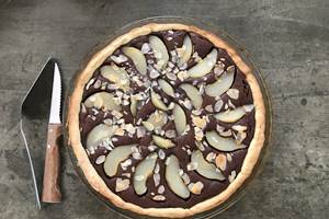 Tarte poire/chocolat