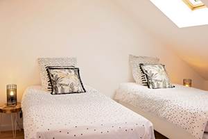 Appart 2 - chambre avec 2 lits simples