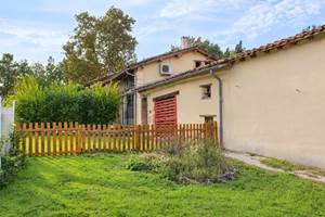 L'arrivée au gîte, et son mur végétaal