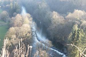 Vue de l'Amblève vers Raborive (Aywaille)