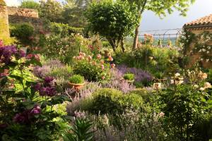 1 Logis à Domme: Le jardin, vue panoramique