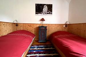 LES CHALETS DU ROCHER - Cabane du Trappeur - Deux lits simples