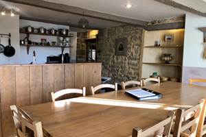 La cuisine / salle à manger partagée