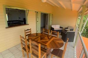 Terrasse avec coin détente