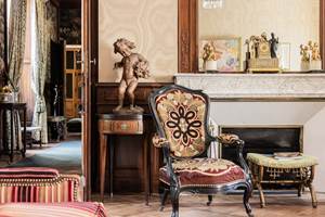 Château Sénéjac - Le Pian Médoc - Chambres d'Hôtes - Salon jaune