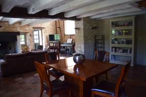 Architecture traditionnelle du Quercy - salon maison d'hôtes