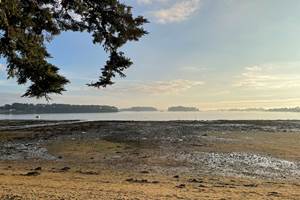 Plage de Locmiquel apres-midi de Novembre