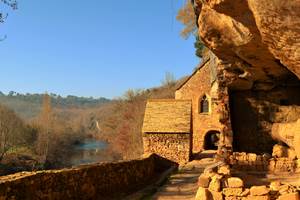 L'entrée du village troglodytique