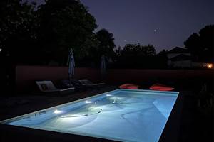 Piscine nuit