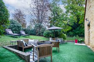 Vue terrasse et jardin
