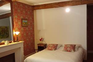 Le Mas Palegry chambres d'hôtes Perpignan chambre 3 côté terrasse lit