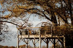 La Bulle perchée à 6m de hauteur