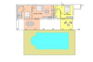 Gîte des Canards et Canetons Plan