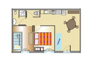 plan petit gîte