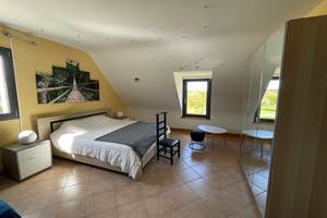Chambre spacieuse 2 lits doubles vue parc