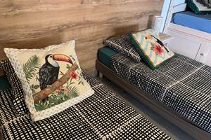 Les grands lits sont modulables en lits individuels