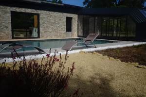 La grange de pachon - la piscine privative