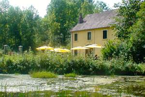 Maison depuis étang