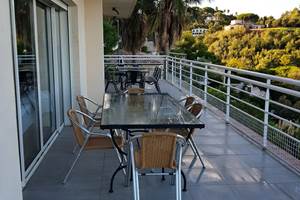 Repas extérieur villa Cannes
