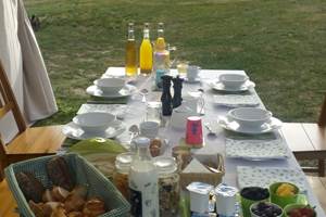 Breakfast in the garden