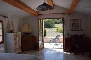 Terrasse maison d'hôtes côté sud