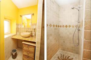 salle de bain lavande