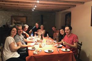 Repas au Gite