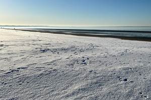 La Plage St Brévin sous la neige