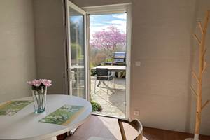 Salle a manger vue sur jardin