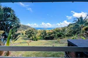 GITE VUE MER DESHAIES GUADELOUPE