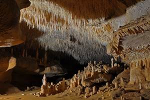 Grottes de cougnac - Gourdon - plafond salle
