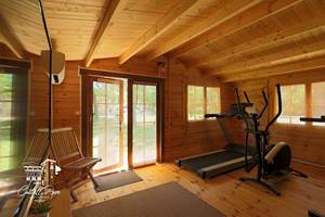 Sport sur machines, grand écran et climatisation
