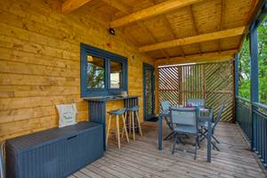 Terrasse chalet Montignac