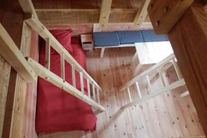cabane ecolodge - vue d'en haut