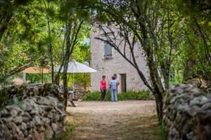 Entrée du gite de Poudally