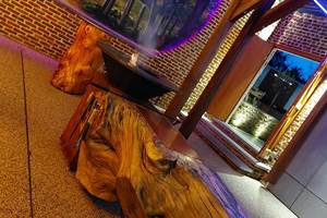 Plancha, prévoir 8kg de charbon de bois.