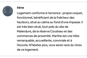 Commentaire Airbnb