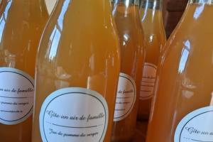 Jus de pommes du verger